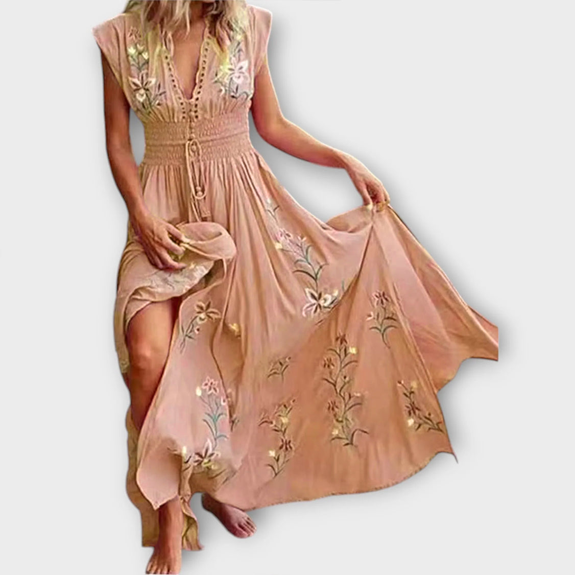 Felizia – Boho šaty s okouzlující výšivkou