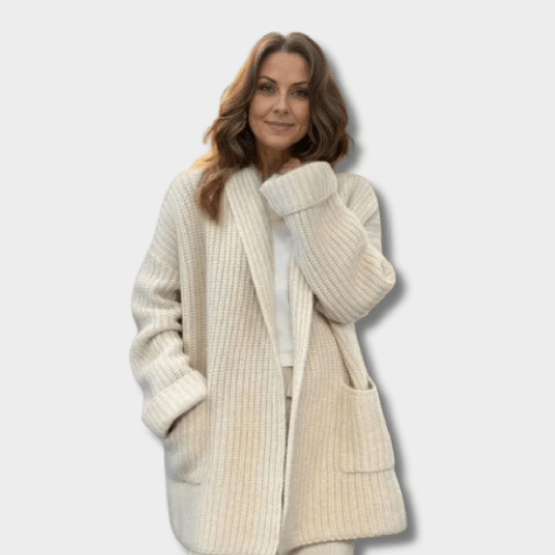Aistė™ – Elegantní Měkký Kardigan | | Elora Praha