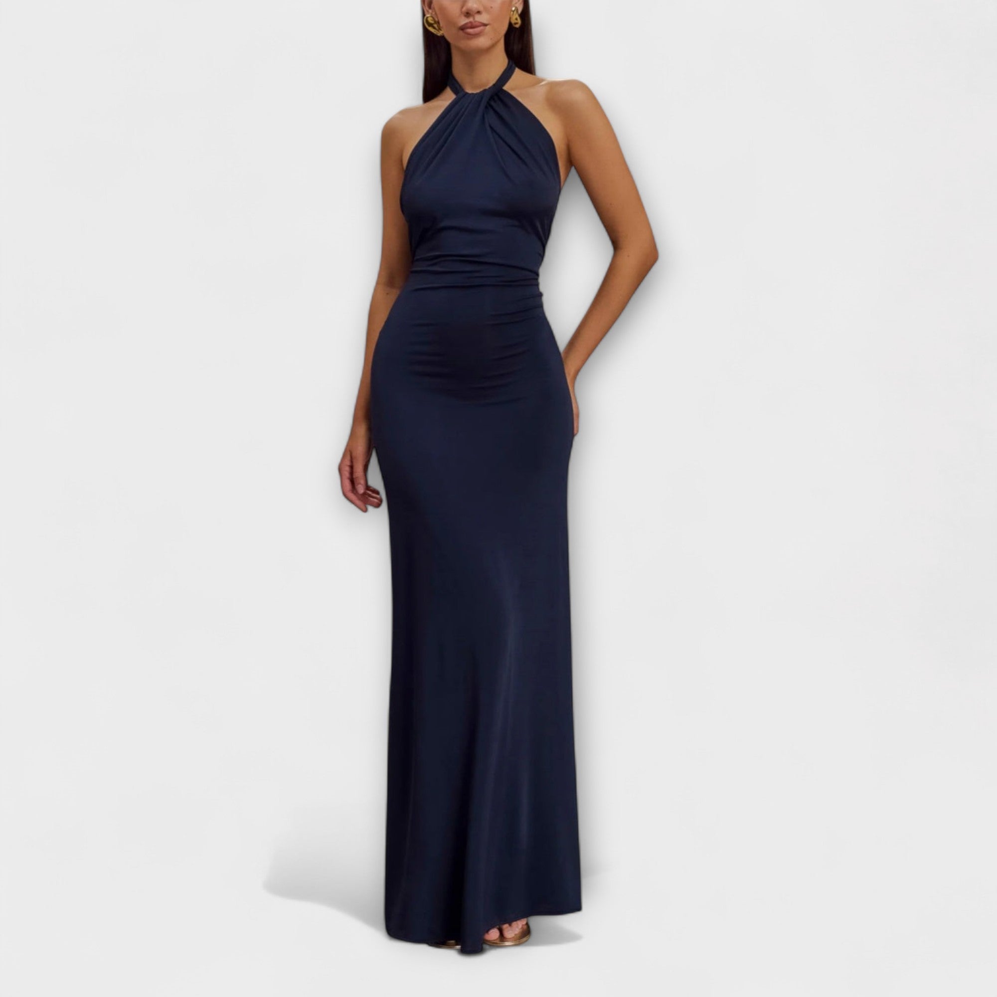 Laguna - Slinky Halter Maxi Šaty