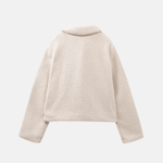 Aldona™ – Elegantní Krátká Fleece Bunda | | Elora Praha
