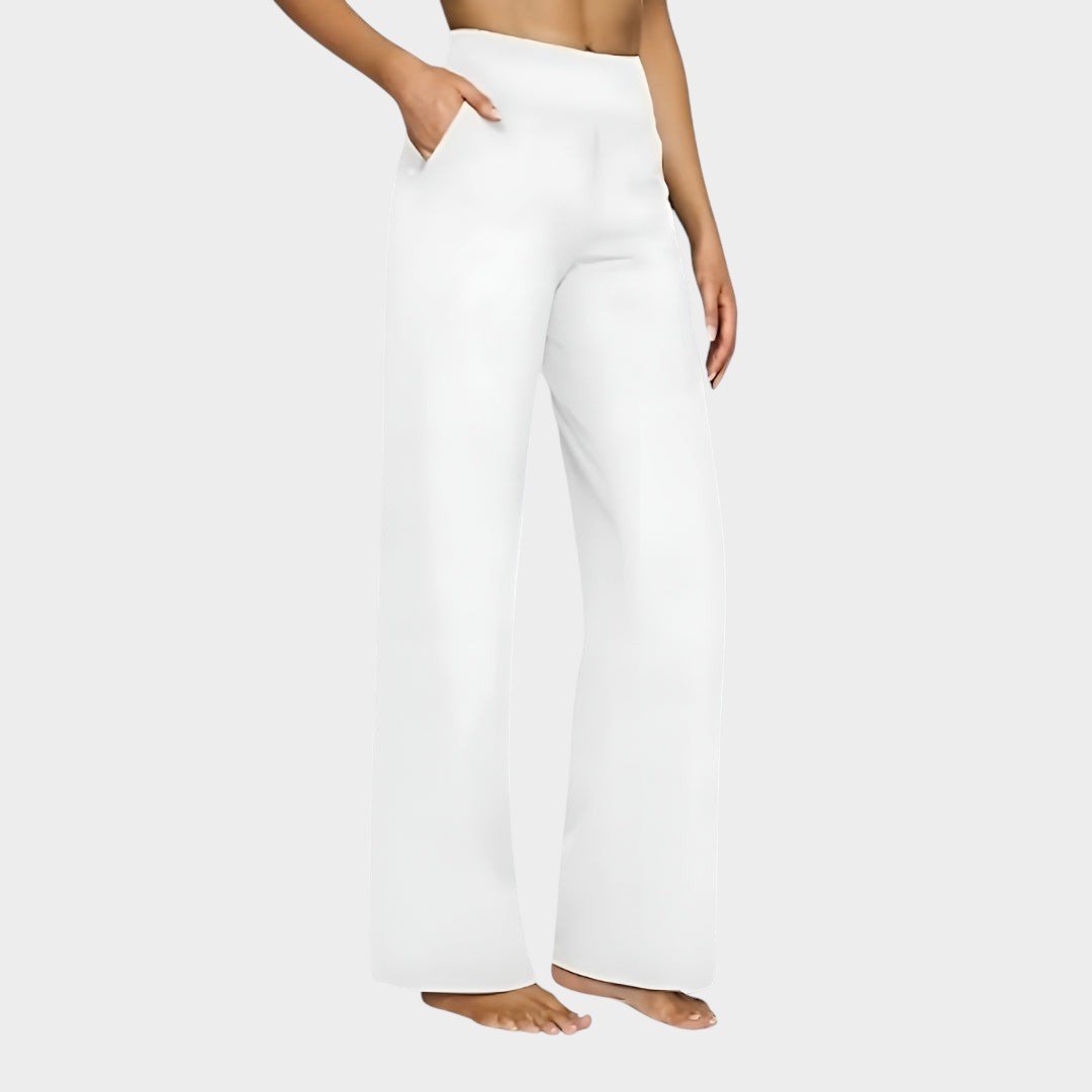 Calista™ | Dámské volné kalhoty hnědé barvy | Pantalons | Elora Praha