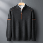 Dominik - Moderní svetr s polo zipem | | Elora Praha