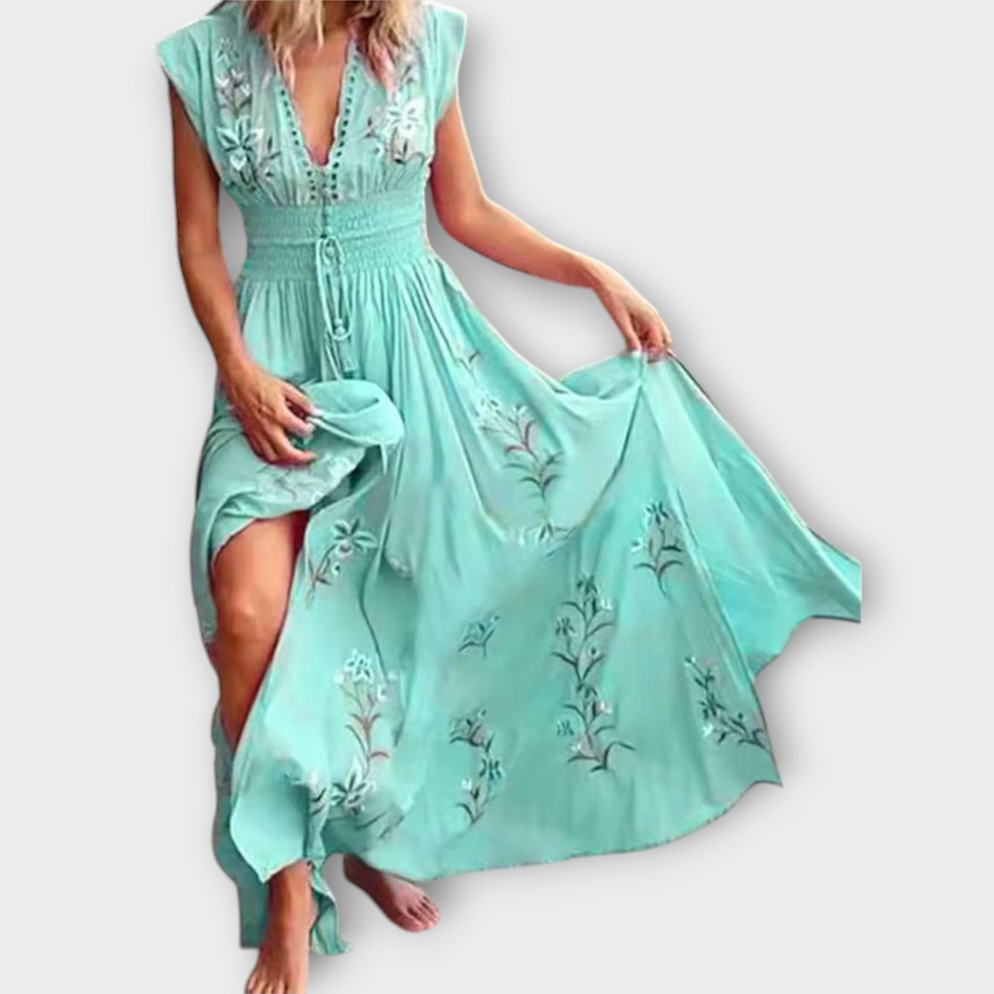 Felizia – Boho šaty s okouzlující výšivkou