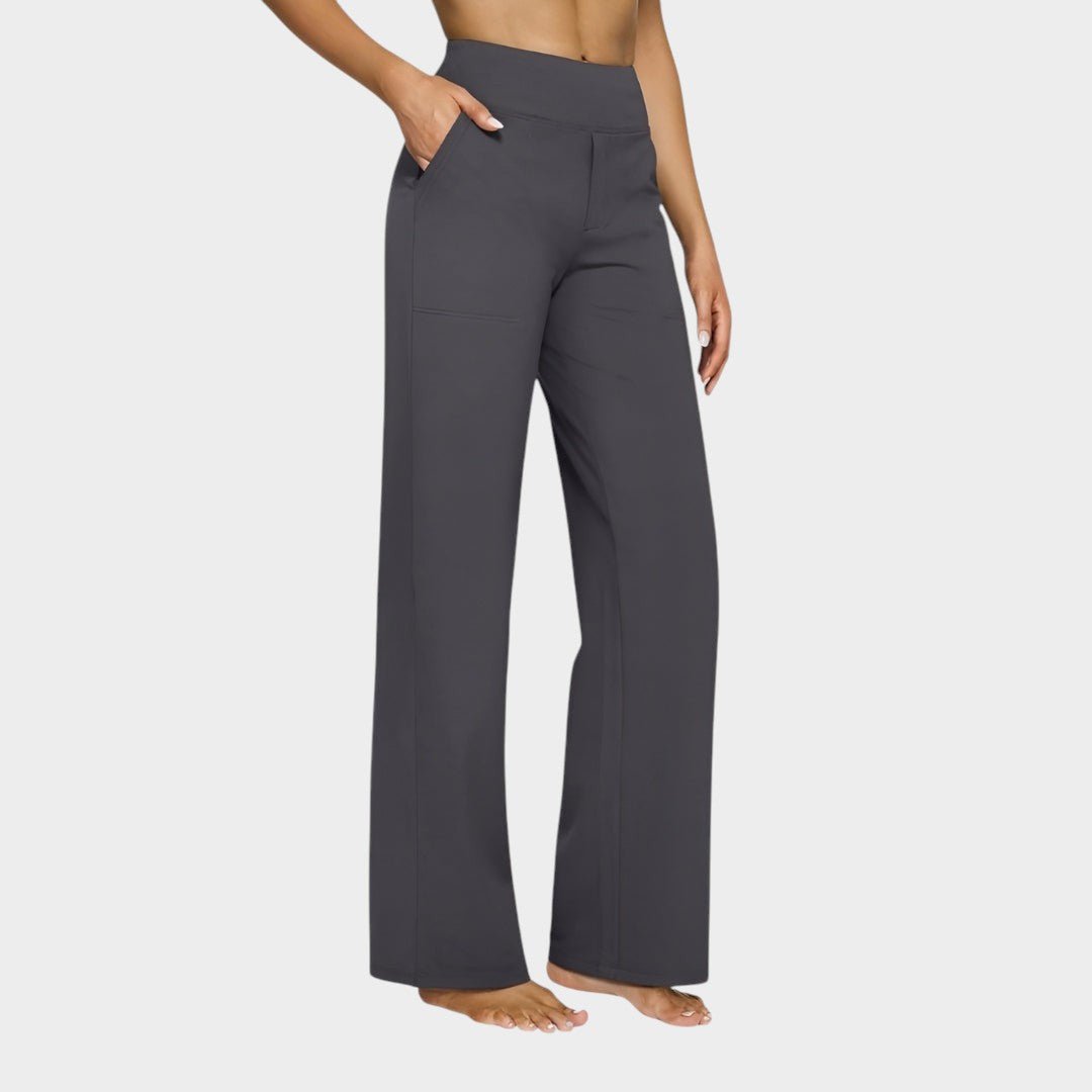 Calista™ | Dámské volné kalhoty hnědé barvy | Pantalons | Elora Praha