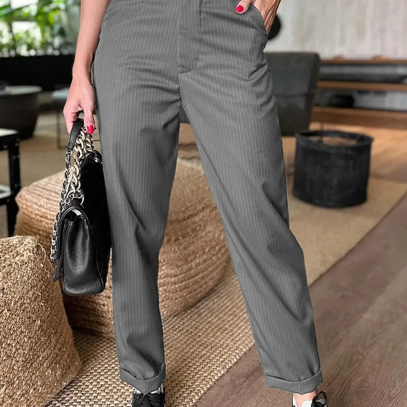 Kotryna™ - Elegantní, postavu zvýrazňující kalhoty s páskem
