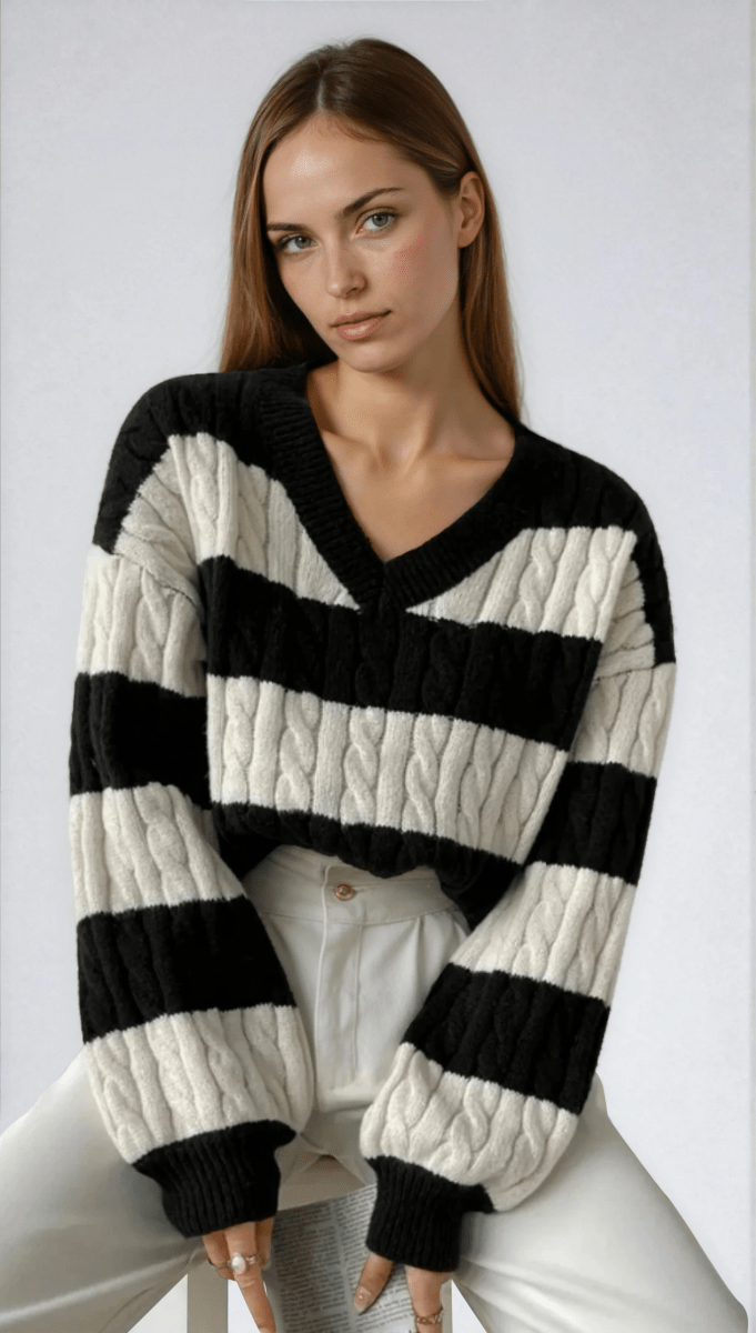 Velora Pletený svetr | Knit Cardigan | Elora Praha
