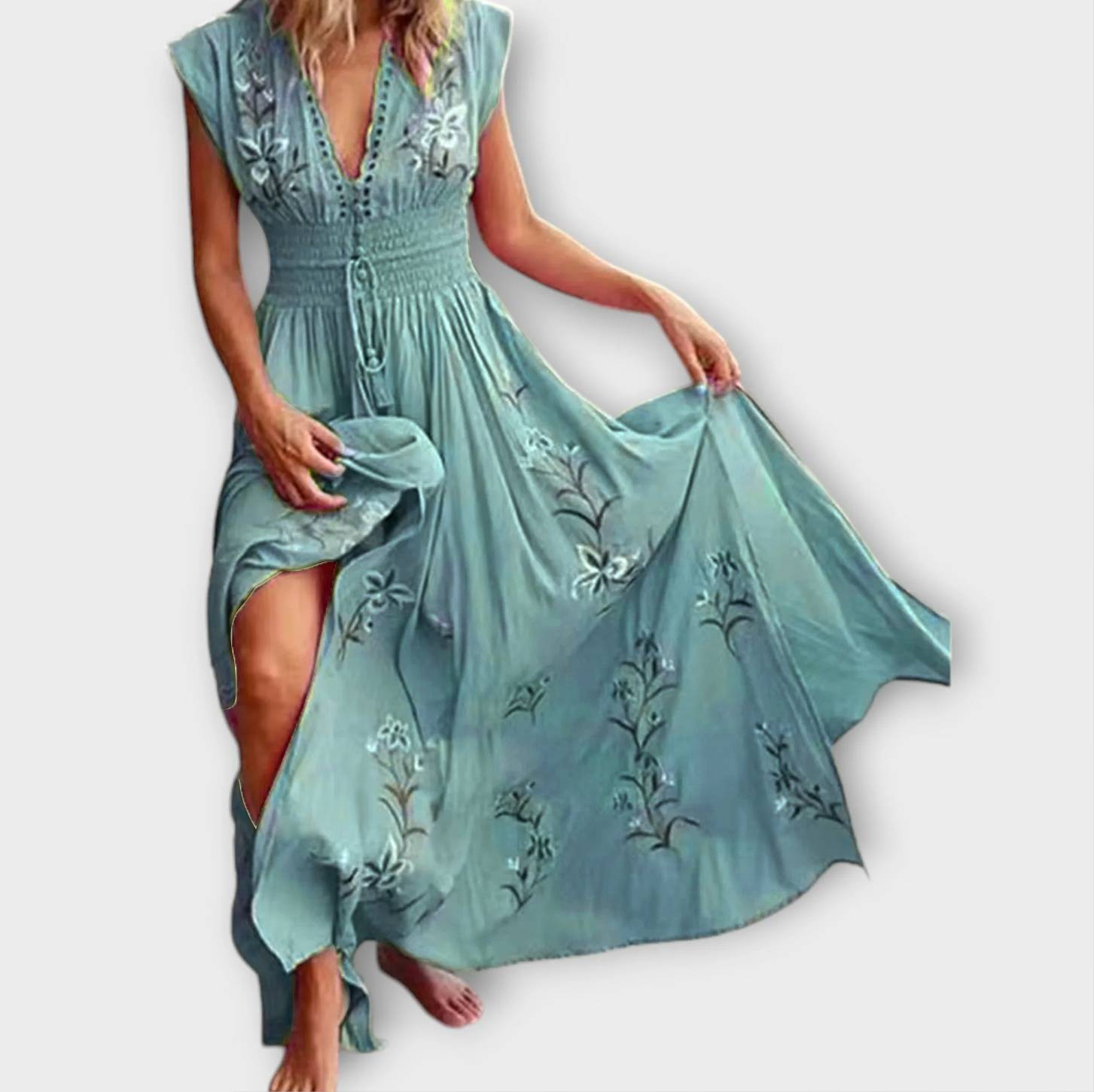 Felizia – Boho šaty s okouzlující výšivkou
