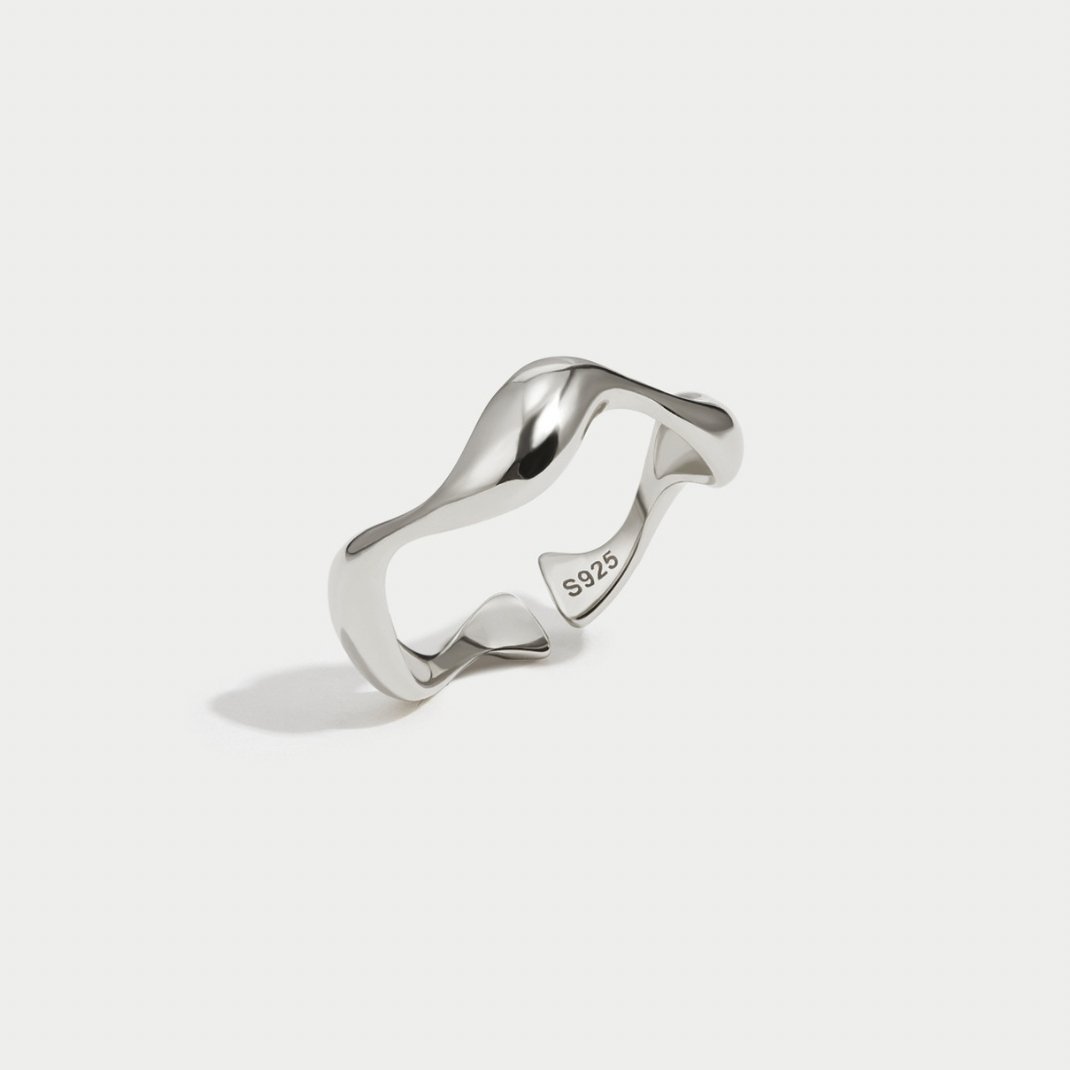 Vlny - Minimalistický prsten | Ring | Elora Praha