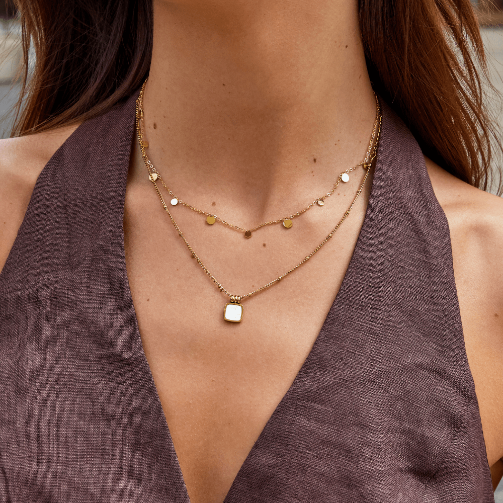Agatha Gold Kapkový náhrdelník | Necklace | Elora Praha