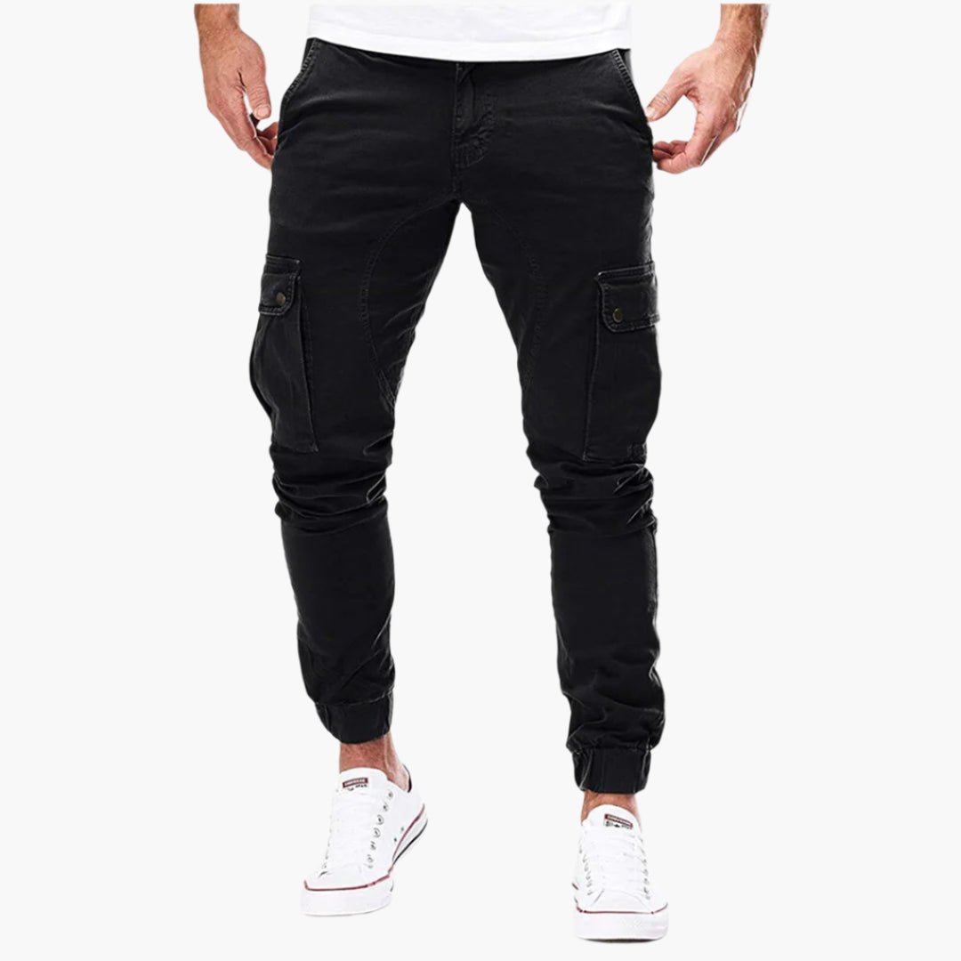 Tomáš – Pánské Cargo Joggingové Kalhoty – Moderní Streetwear Volnočasové Kalhoty s Kapsami a Elastickým Pasem, Outdoor & Každodenní Použití | | Elora Praha