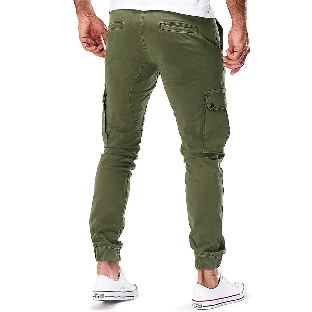 Tomáš – Pánské Cargo Joggingové Kalhoty – Moderní Streetwear Volnočasové Kalhoty s Kapsami a Elastickým Pasem, Outdoor & Každodenní Použití | | Elora Praha