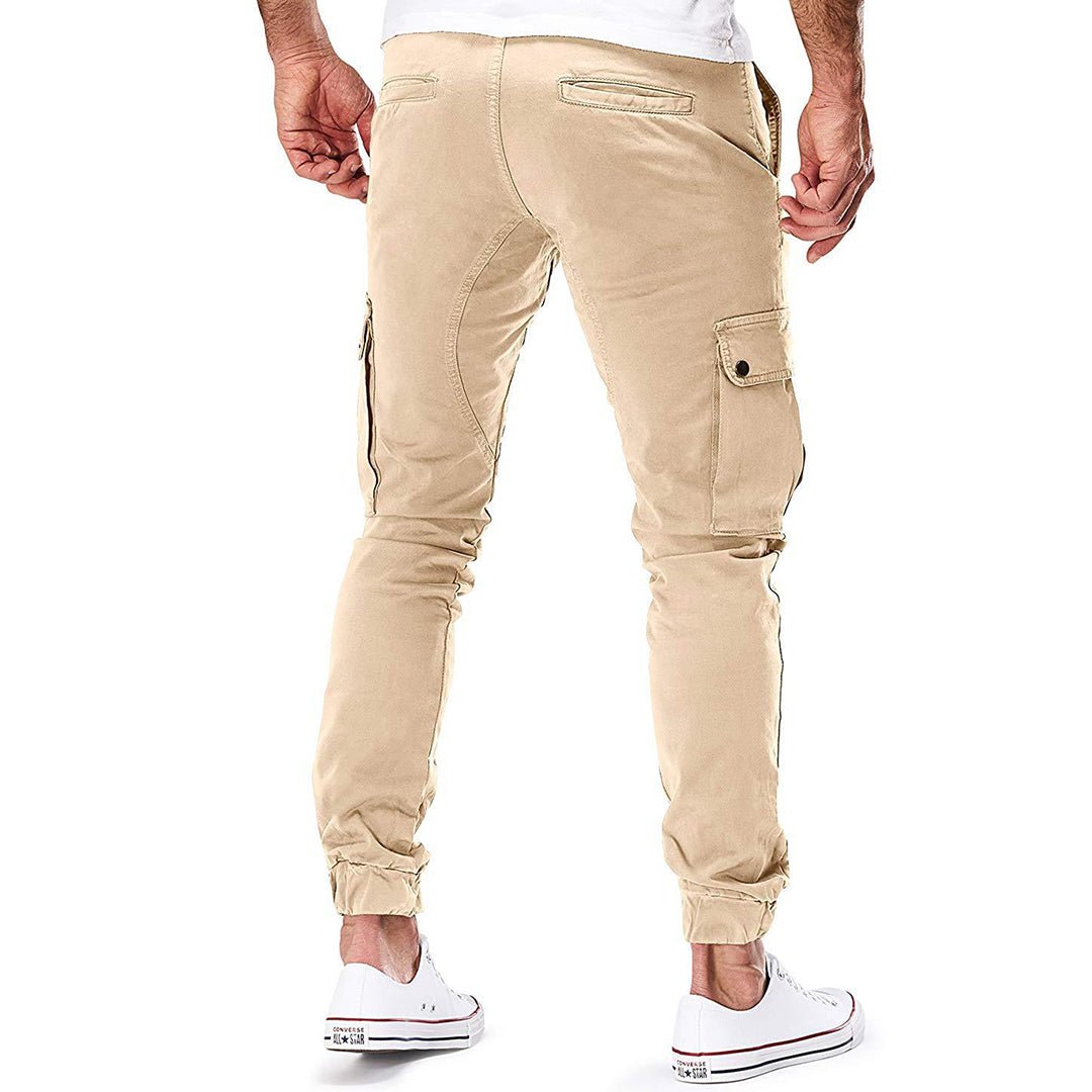 Tomáš – Pánské Cargo Joggingové Kalhoty – Moderní Streetwear Volnočasové Kalhoty s Kapsami a Elastickým Pasem, Outdoor & Každodenní Použití | | Elora Praha