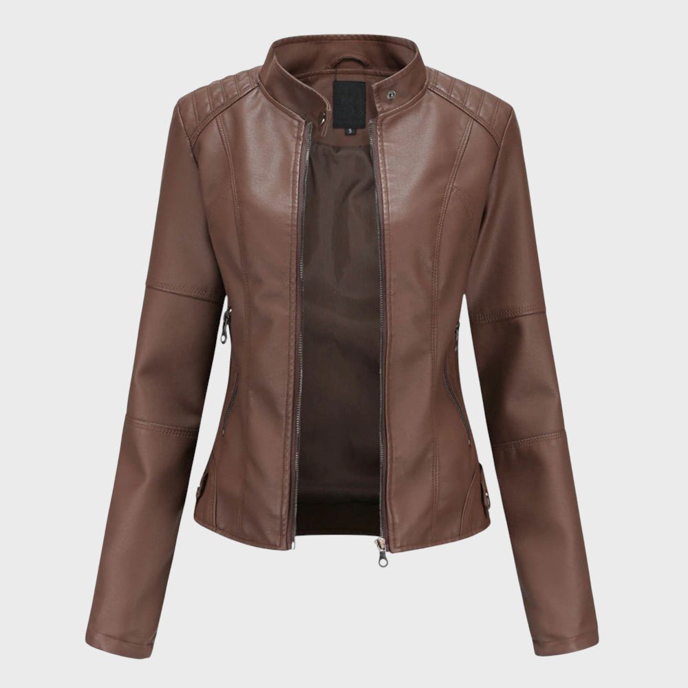 Skaistė™ – Elegantní kožená bunda | | Elora Praha