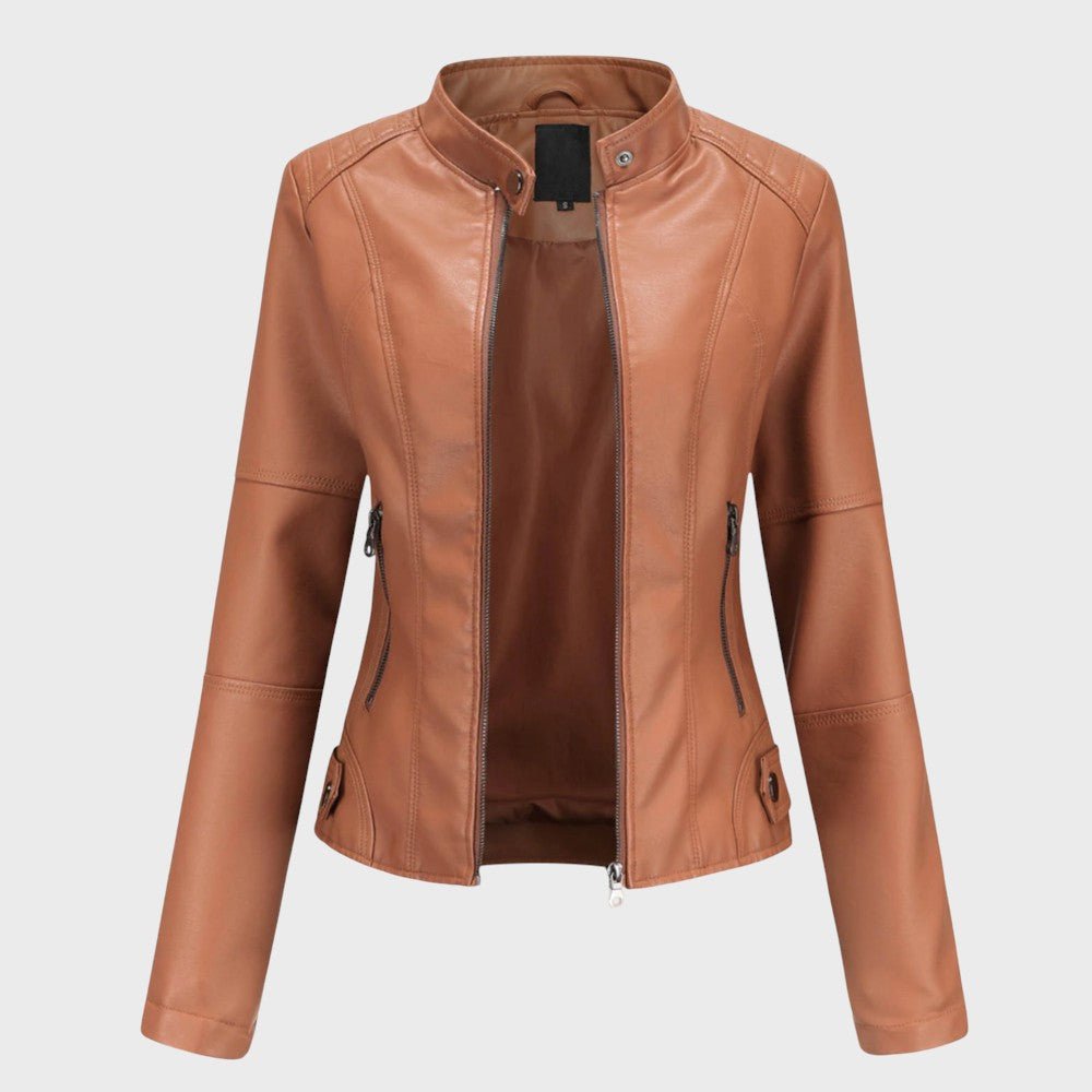 Skaistė™ – Elegantní kožená bunda | | Elora Praha