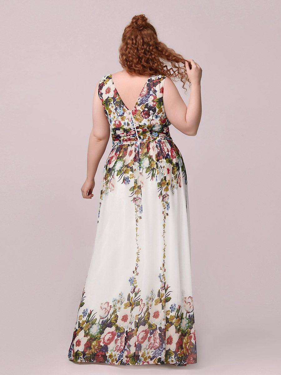 večerní šaty HUSH|V výstřih bez rukávů s plisováním z chiffon | Evening Dresses | Elora Praha