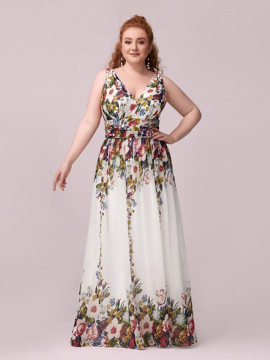 večerní šaty HUSH|V výstřih bez rukávů s plisováním z chiffon | Evening Dresses | Elora Praha