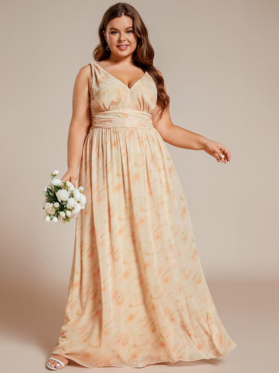 večerní šaty HUSH|V výstřih bez rukávů s plisováním z chiffon | Evening Dresses | Elora Praha