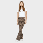 Berenice™ - Bootcut leopardí kalhoty | | Elora Praha