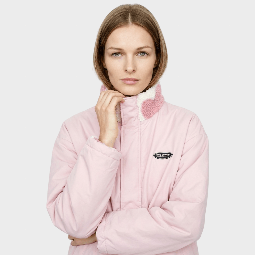 Saulė™ – Dvoubarevná podzimní bunda se srdíčky | | Elora Praha