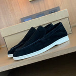 Tomáš – Elegantní Casual Semišové Pánské Slipony | | Elora Praha