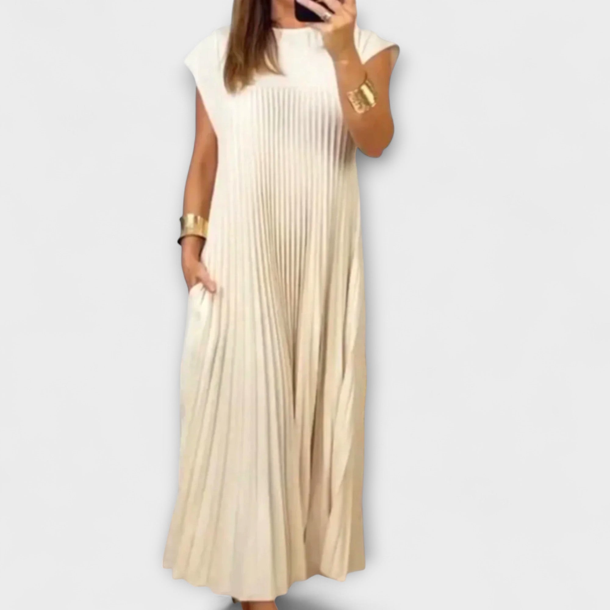 Zairelle – Elegantní Plisovaná Šaty