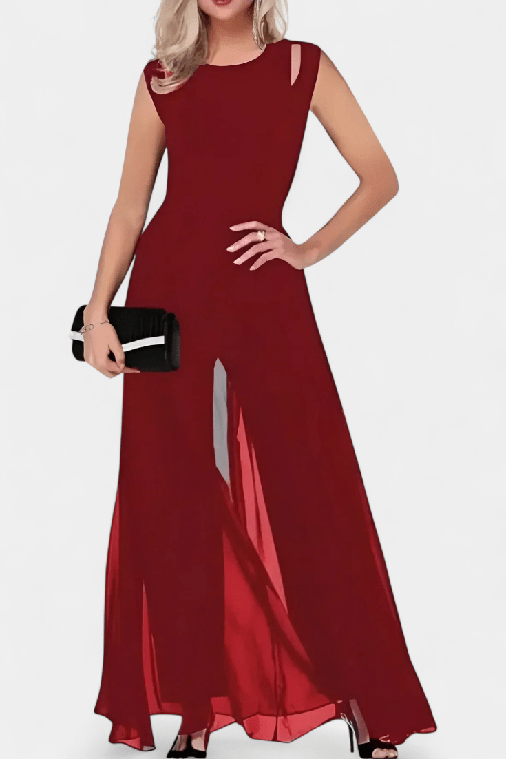 Nadia Mono Elegantní bez Rukávů s Předním Průhledem | | Elora Praha