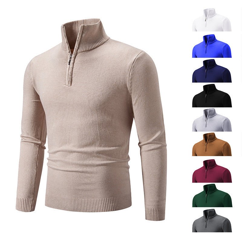 Tomáš – Polo - Pullover s Zipem pro Muže | | Elora Praha