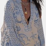 Amalia Boho Styl Košile s Elastickými Šortkami | | Elora Praha