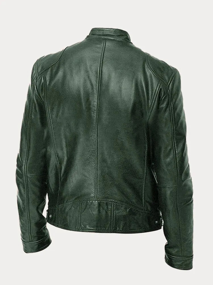 Viktor – Casual Kožená Bunda Nadčasový Design | | Elora Praha