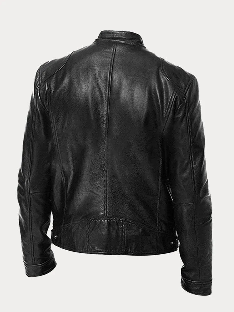 Viktor – Casual Kožená Bunda Nadčasový Design | | Elora Praha