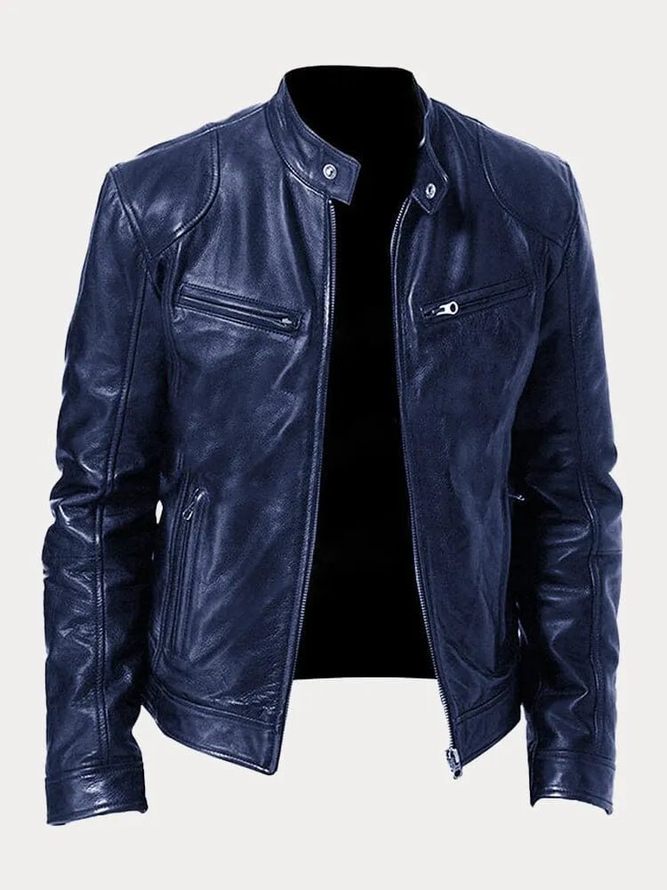 Viktor – Casual Kožená Bunda Nadčasový Design | | Elora Praha