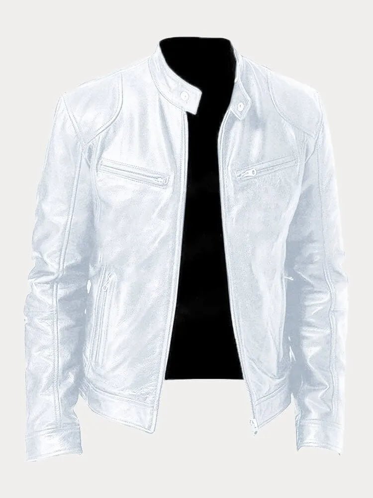 Viktor – Casual Kožená Bunda Nadčasový Design | | Elora Praha