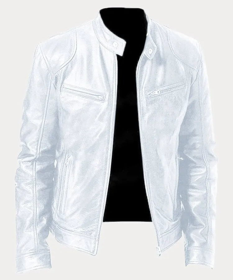Viktor – Casual Kožená Bunda Nadčasový Design | | Elora Praha