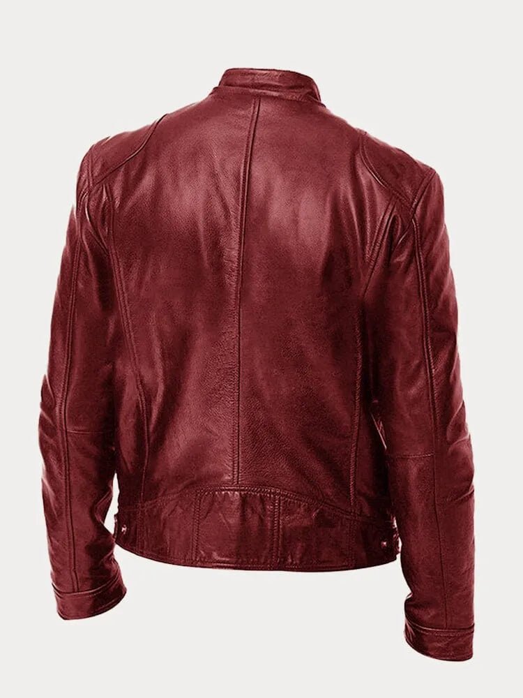 Viktor – Casual Kožená Bunda Nadčasový Design | | Elora Praha