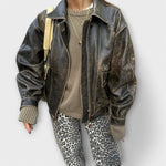Carina™ - Retro džíny s leopardím vzorem | | Elora Praha