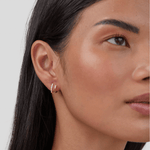 Klaue zlaté a krystalové náušnice | Earrings | Elora Praha