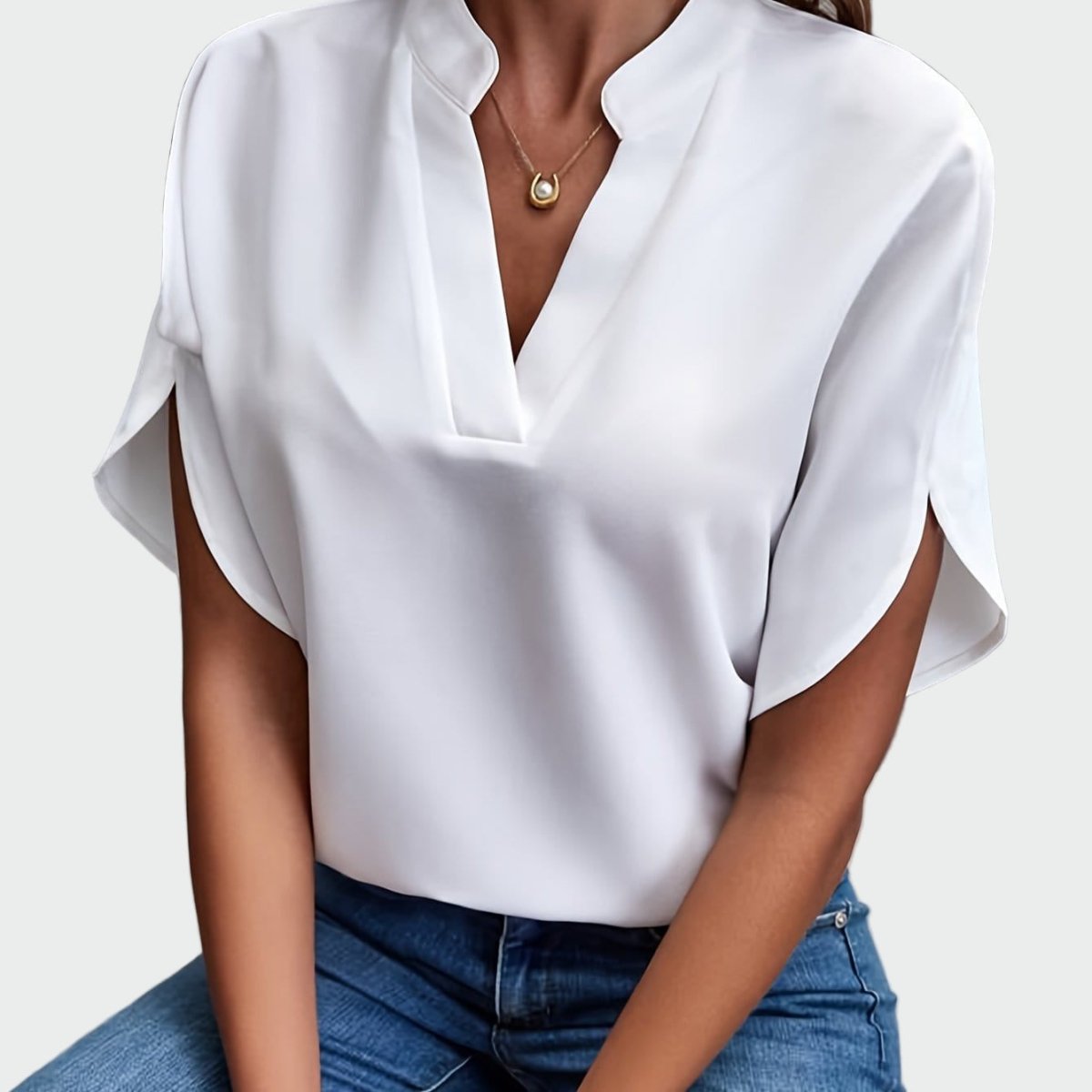 Karolina™ - Košile s drapovaným designem | | Elora Praha