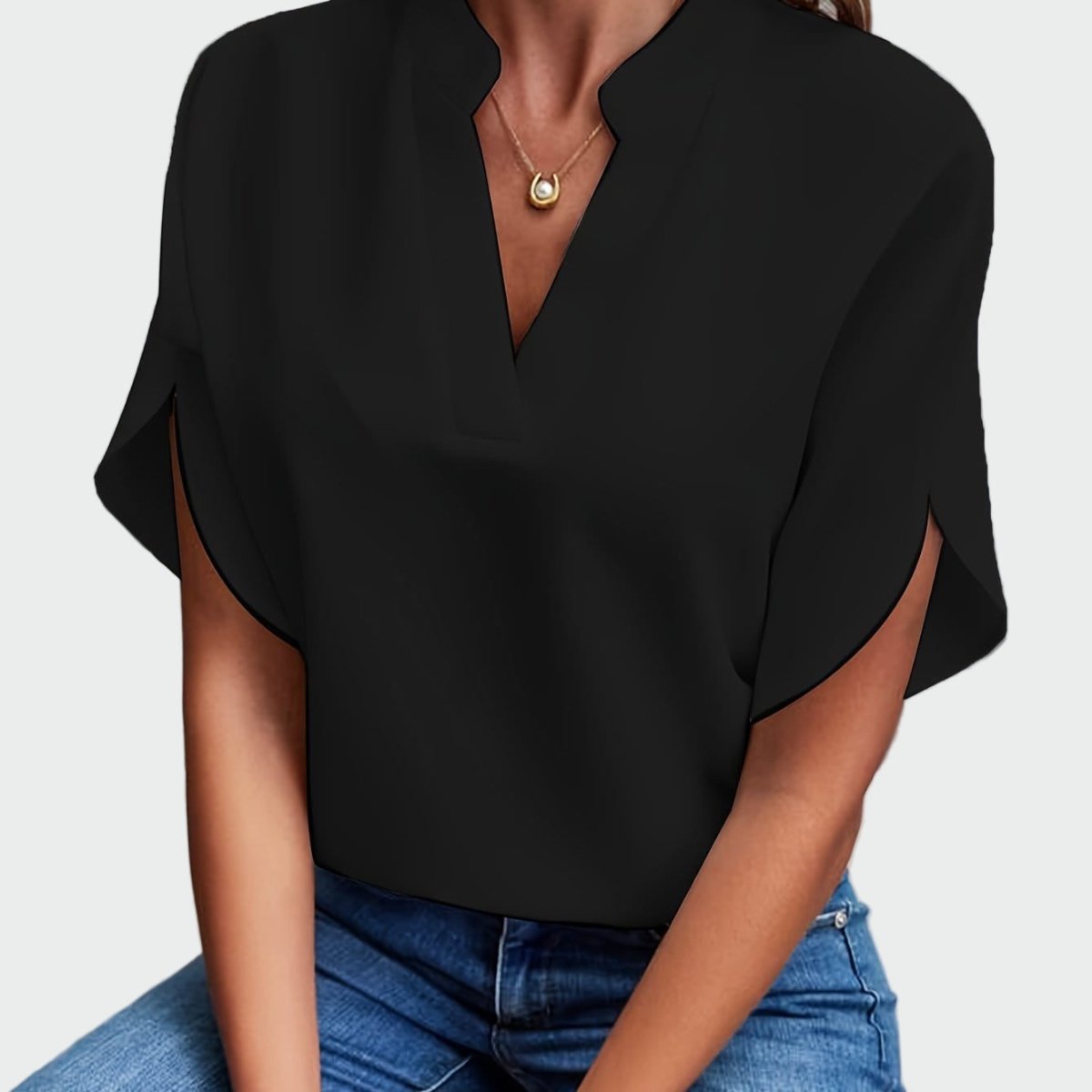 Karolina™ - Košile s drapovaným designem | | Elora Praha