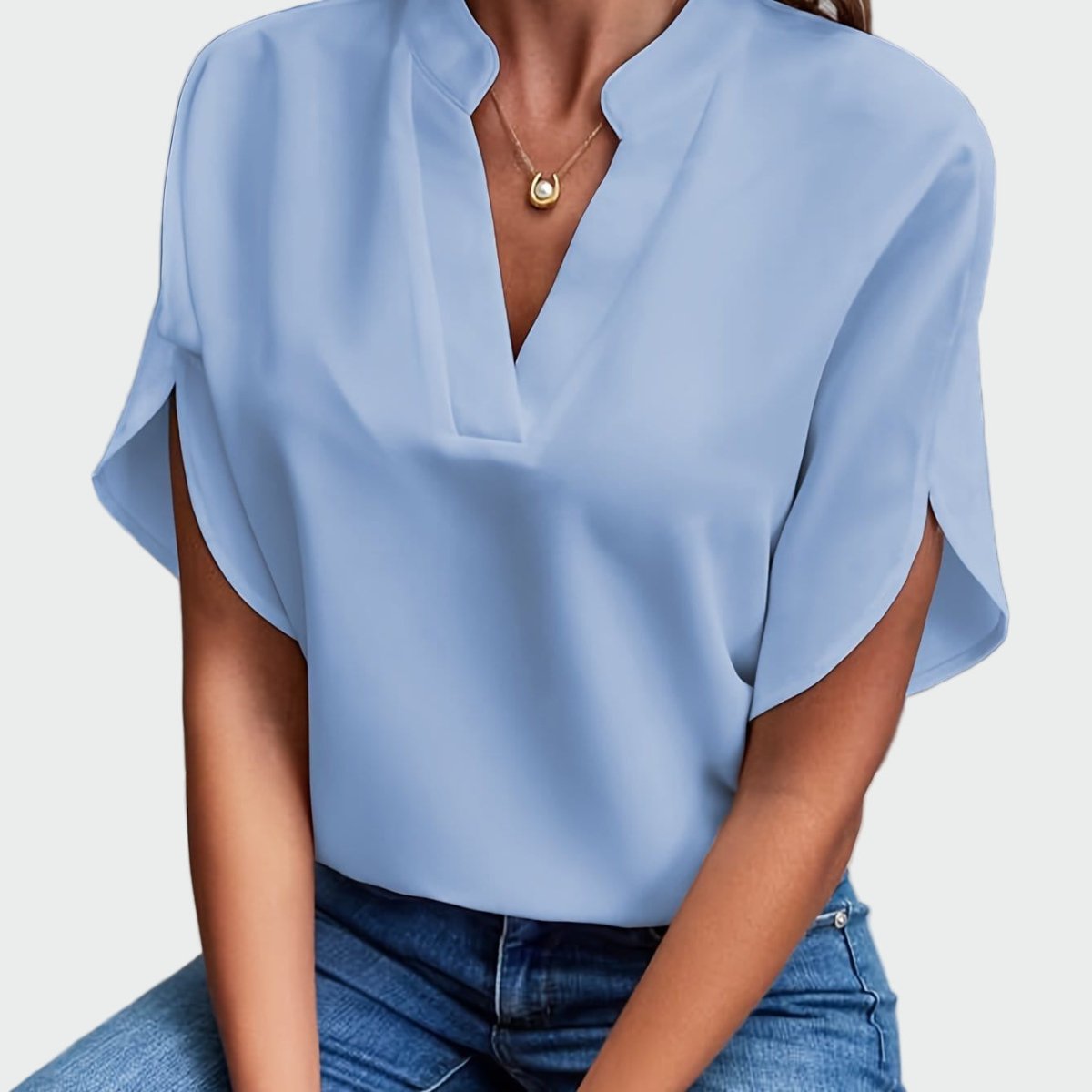 Karolina™ - Košile s drapovaným designem | | Elora Praha