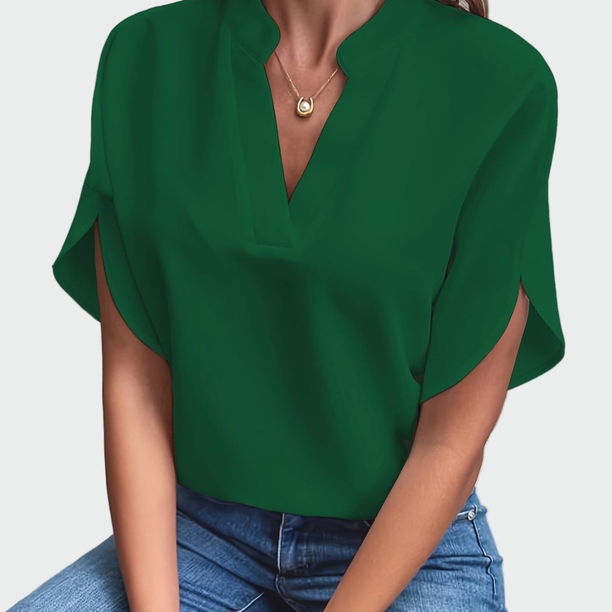 Karolina™ - Košile s drapovaným designem | | Elora Praha