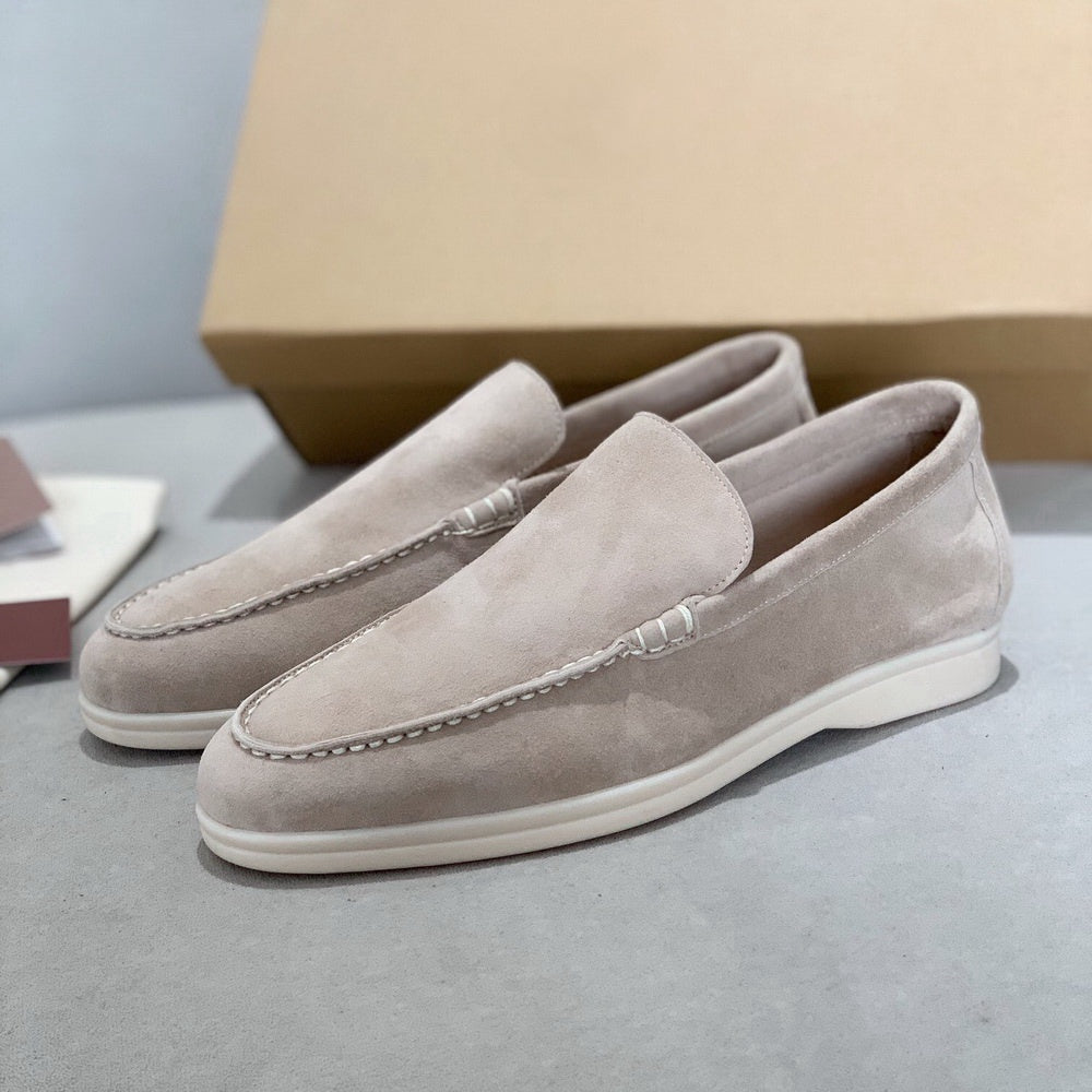 Tomáš – Elegantní Casual Semišové Pánské Slipony | | Elora Praha