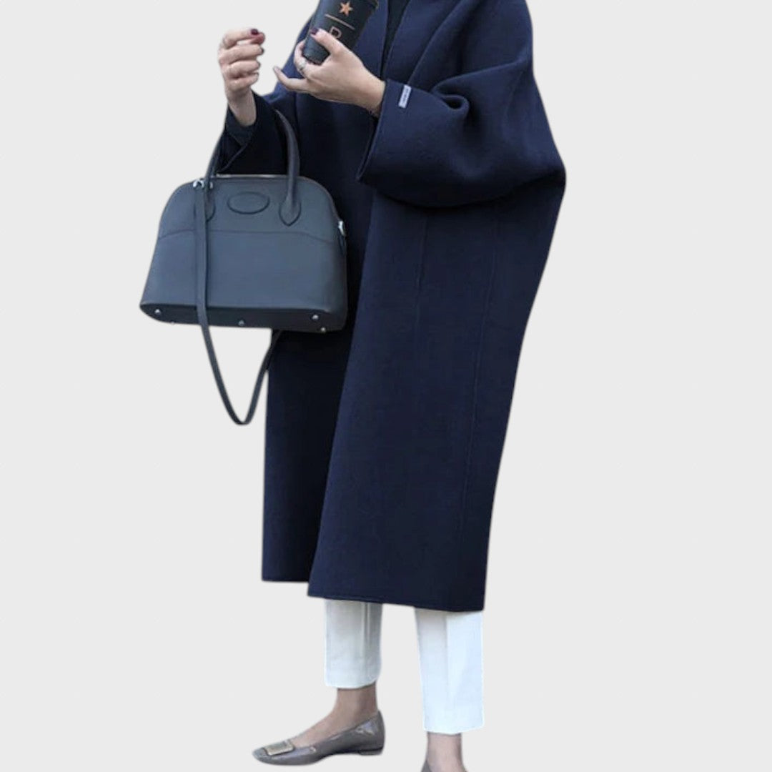 Lukrecija | Elegantní dlouhý vlněný kabát