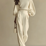 Pletený set Cream | Matching Sets | Elora Praha