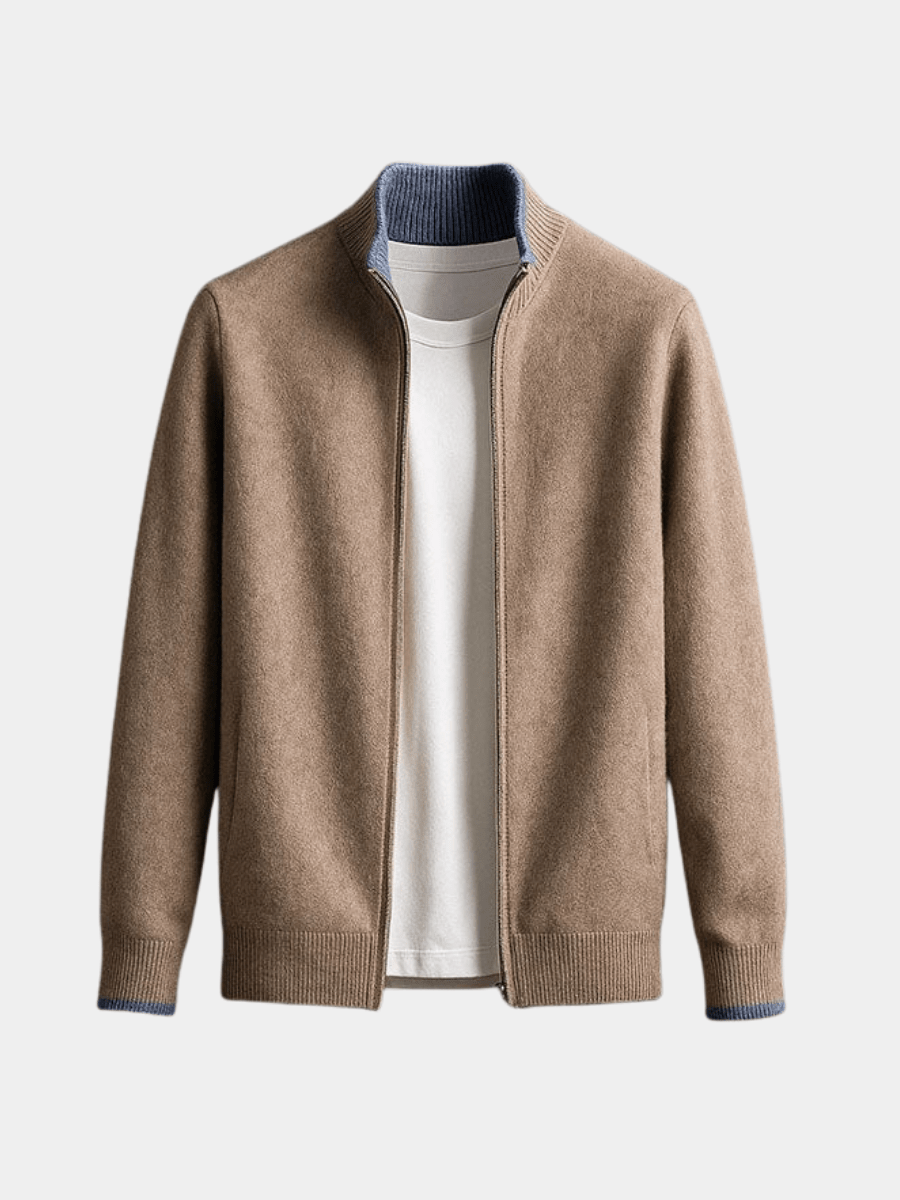 APOLO™ - ELEGANTNÍ VLNĚNÁ ZIPOVÁ BUNDA | | Elora Praha