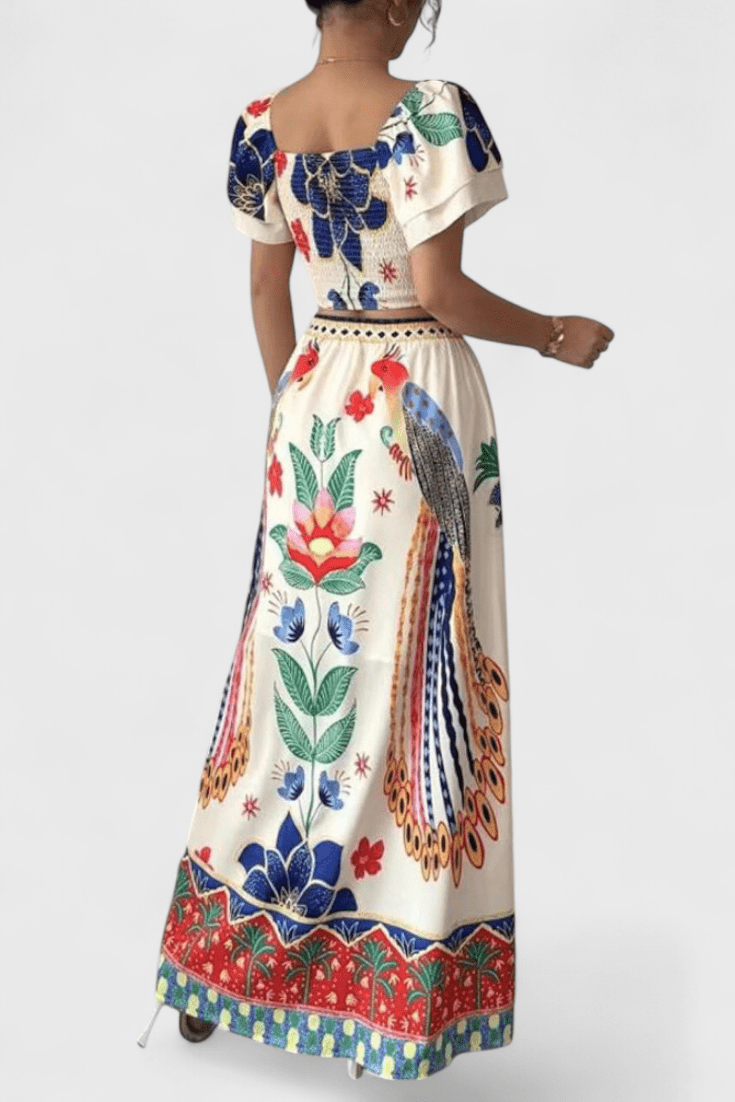 Itzel Boho komplet s etnickými vzory | | Elora Praha