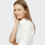 Ieva™ - Vyšívaná blůza s vysokým límcem | | Elora Praha