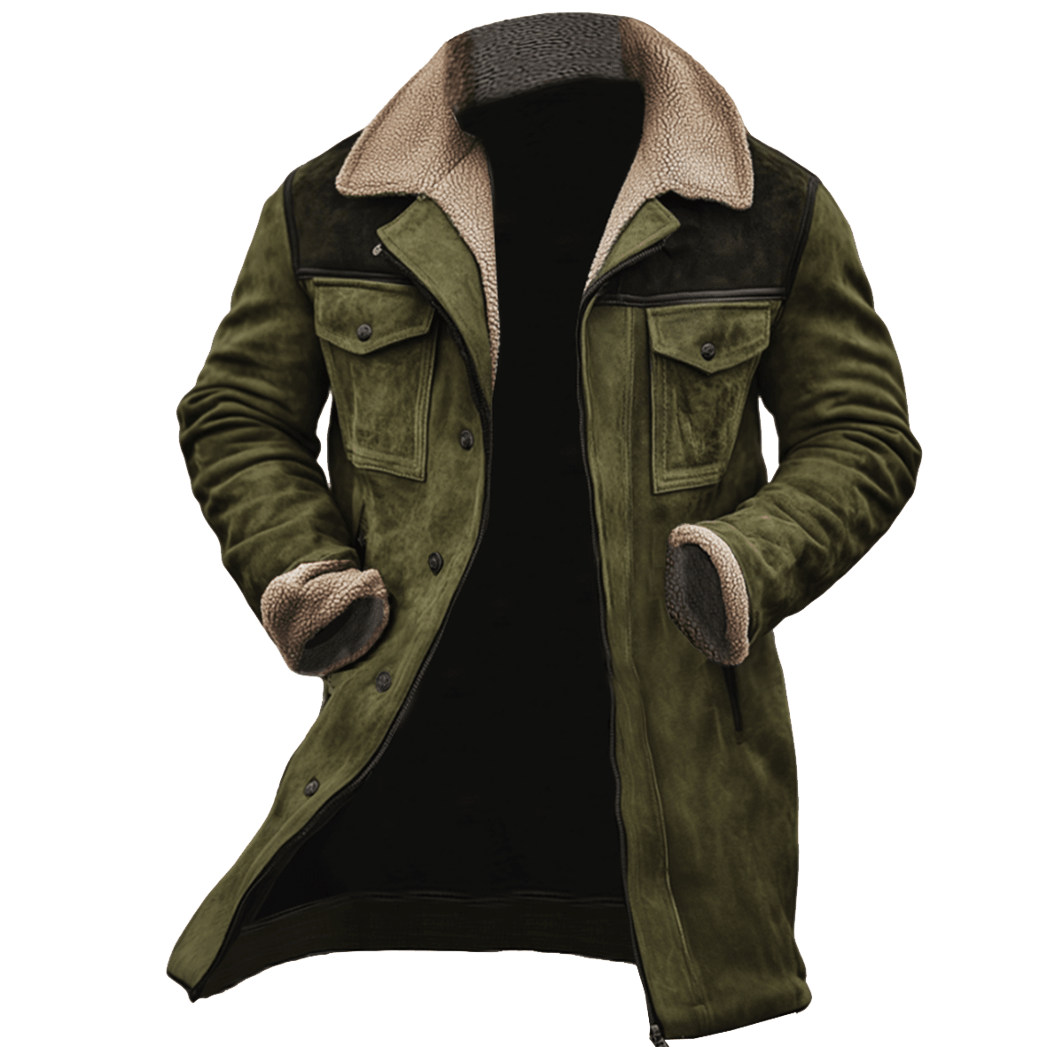 Kraveno - Vintage outdoor kabát s mnoha kapsami | | Elora Praha