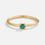 Zlaté prsteny s narozeninovým kamenem | Ring | Elora Praha