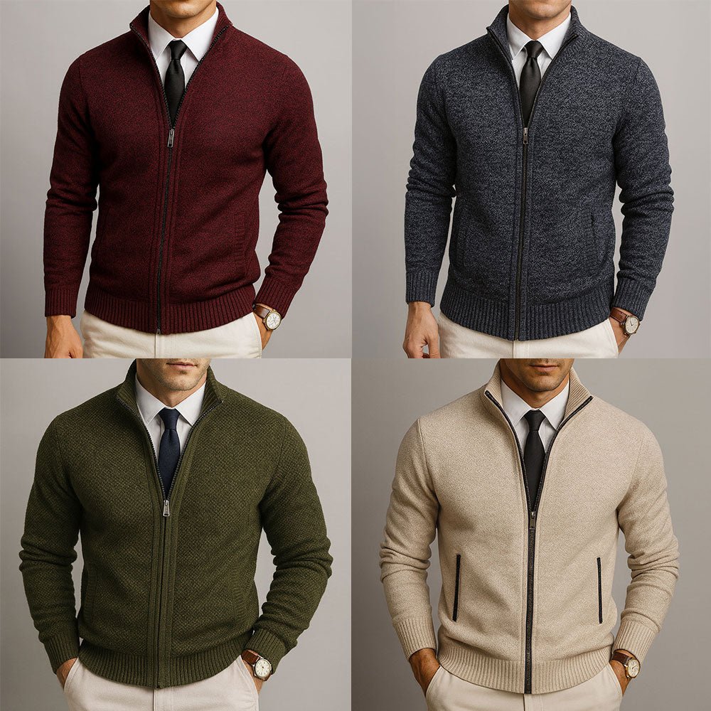 Jake – Cardigan s zipem z merino vlny | | Elora Praha