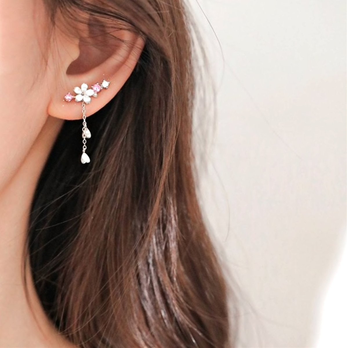 Náušnice s květy třešně | Earrings | Elora Praha